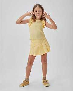 BLUSA AMARELO CLARO - UM MAIS UM ( 891036A )