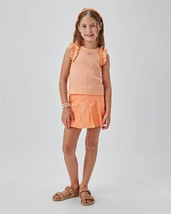 BLUSA FEMININA PESSEGO - UM MAIS UM ( 891036A )