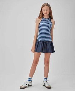 VESTIDO EM MALHA MARINHO - TWOIN (898022)