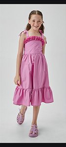 VESTIDO MIDI PINK - UM MAIS UM (891076)