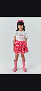 CONJUNTO BLUSA E SAIA - BEABÁ ( TAMANHO UNICO 4 ) (888281)