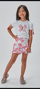 CONJUNTO BLUSA E SAIA SHORT - BEABÁ (898005)