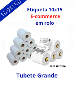 2000 mil Etiquetas (2 Rls)TUBETE G 1000 Etq por rolo 10X15