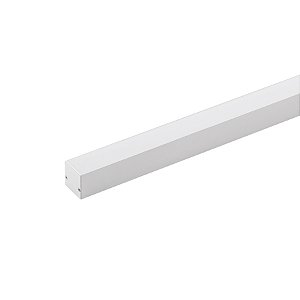 Perfil de sobrepor LED Archi linear 1 metro IRC 93 2700K 11,5W/m 24V alumínio branco.