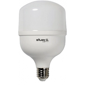 Lâmpada LED bulbo T 100W alta potência 6500K E-27 com adaptador E-40 bivolt.