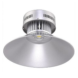 Luminária High Bay LED COB 50W 6500K bivolt.