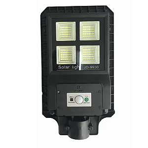 Luminária LED Solar 30W 6500K Compacto para Parede e Poste.