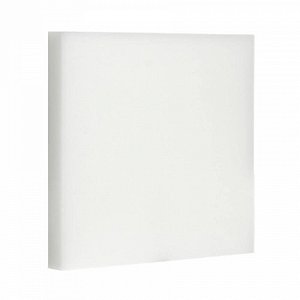 Plafon borda infinita 15W bivolt 12cm x 12cm branco.