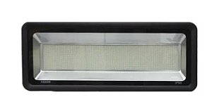 Refletor LED 1500W 6500K branco frio preto SMD IP66 bivolt.