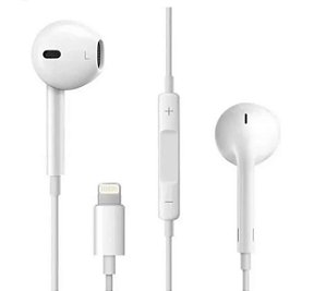 Fone de ouvido com fio IOS