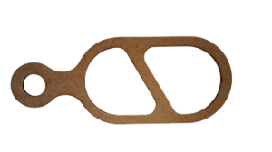 Gabarito Molde para Petisqueira em MDF 03mm modelo P8