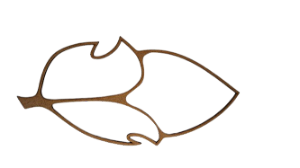 Gabarito Molde para Petisqueira Folha em MDF modelo P17