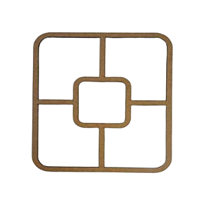 Gabarito Molde para Petisqueira em MDF modelo P29