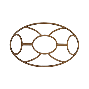 Gabarito Molde para Petisqueira em MDF modelo P26