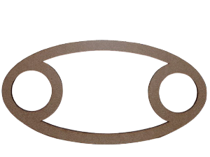 Gabarito Molde para Petisqueira em MDF 03mm modelo P24