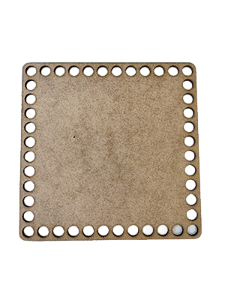 Base para Crochê Quadrada 15cm