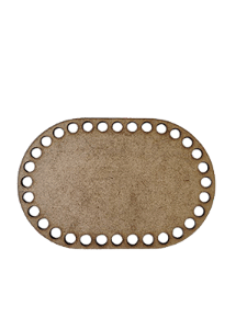 Base para Crochê Retangular em MDF 3mm – 10×15 cm