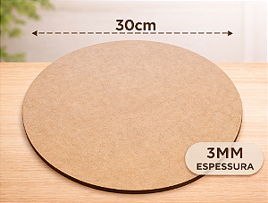 Base para Sousplat em MDF 30cm