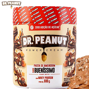 Kit C/2 Pasta de amendoim Dr Peanut Buenissimo 600g : .com