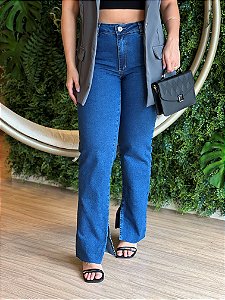 CALÇA WIDE LEG JEANS FERNANDA