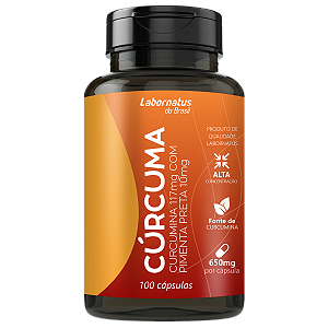 Cúrcuma Longa Açafrão 100 Cápsulas 117mg Labornatus – Antioxidante Natural