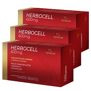 Pinus Pinaster Herbolab 36 Cápsulas – Alta Concentração Vascular e Pele