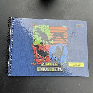 Caderno de Desenho Dinossauro