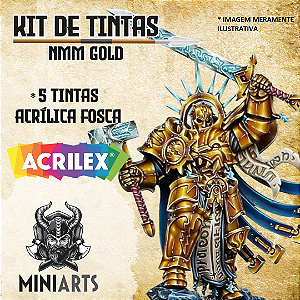 Kit de Tintas NMM GOLD - Non Metallic Metal - RPG