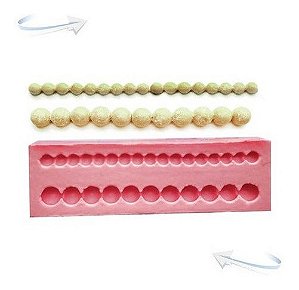 Molde De Silicone: Colares De Pérolas