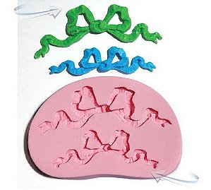 Molde De Silicone: Laço Provençal