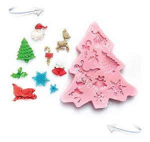 Molde De Silicone: Itens de Natal Diversos