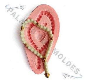 Molde De Silicone: Rosário - 4,0 x 4,0 cm