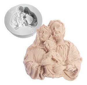 Molde De Silicone: Sagrada Família - 6,5 x 6,0 cm