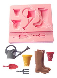 Molde de Silicone: Jardinagem