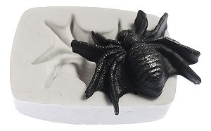Molde De Silicone: Aranha - 3,0 x 4,0 cm