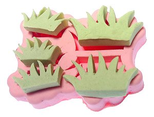 Molde De Silicone: Graminha