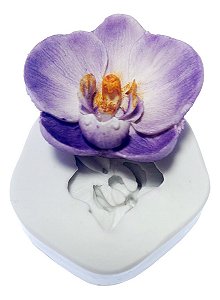 Molde De Silicone: Orquídea 3D - 5,0 cm