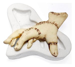 Molde De Silicone: Mãozinha Wandinha Addans - 7,0 x 4,5 cm