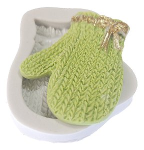 Molde De Silicone: Luva de Crochê - 5,7 x 4,0 cm
