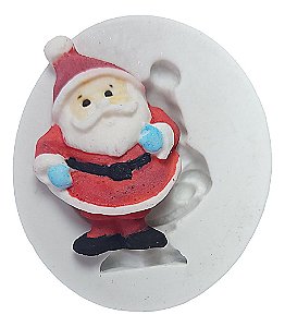 Molde De Silicone: Papai Noel - 4,0 x 3,0 cm