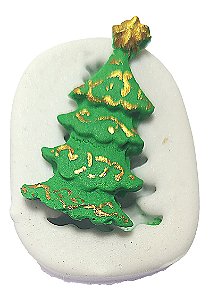 Molde De Silicone: Pinheirinho - 3,5 x 2,0 cm