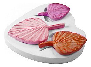 Molde De Silicone: Folhas de Palma