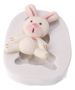 Molde De Silicone: Coelhinho da Páscoa - 3,8 x 2,5 cm
