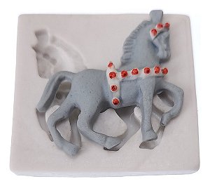 Molde De Silicone: Cavalo - 4,0 x 4,5 cm