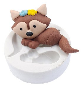 Molde de Silicone: Raposa - 3,5 x 7,5 cm