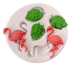 Molde De Silicone: Flamingos