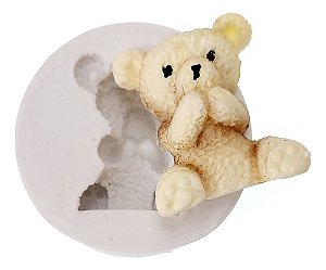 Molde de Silicone: Ursinho de Pelúcia - 4,2 x 3,5 cm