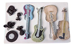 Molde de Silicone: Instrumentos Musicais