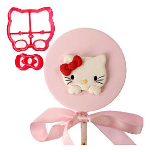 Cortador de Biscoito: Hello Kitty - 3,5 x 4,0 cm