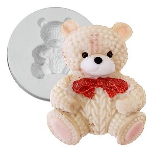 Molde de Silicone: Ursinho de Pelúcia - 3,8 x 3,0 cm